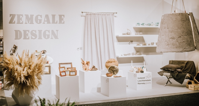 Zemgales stends izstādē Oslo Design