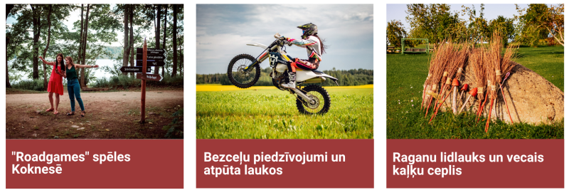 Aktīvās atpūtas iespējas Aizkraukles novadā – “Roadgames” Koknesē, bezceļu piedzīvojumi un Raganu lidlauks ar veco kaļķu cepli.