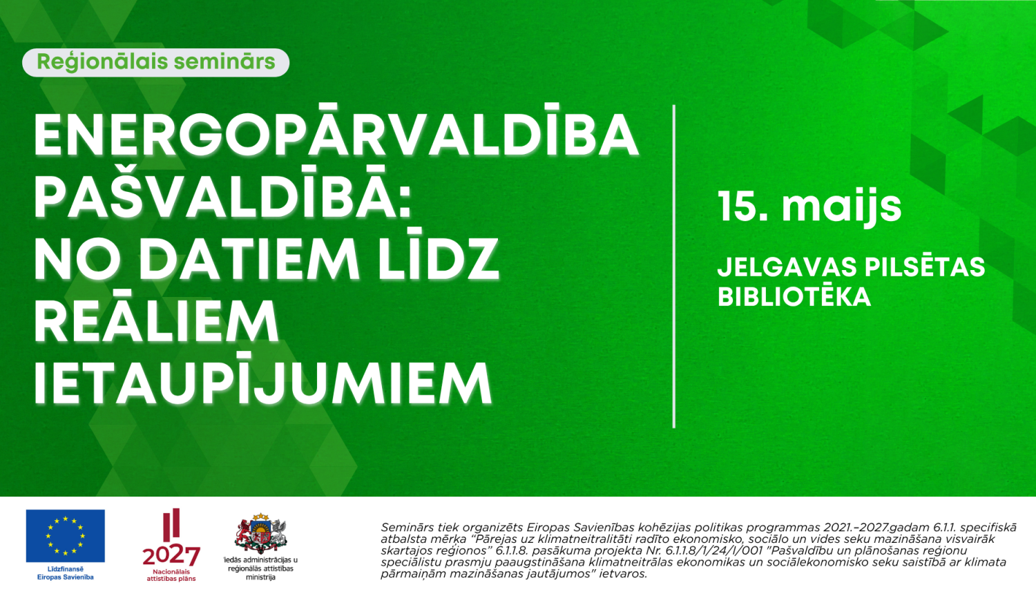 Seminars publicitates attēls