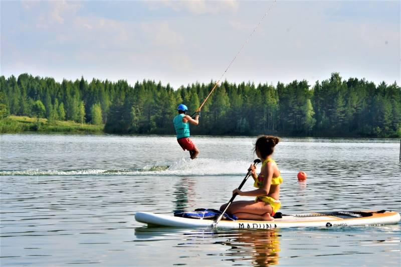 Jēkabpils Mežaparks un Radžu ūdenskrātuve. Foto: Jēkabpils TIC arhīvs