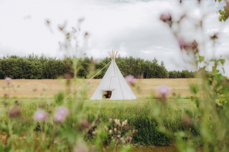 “Nomadic Homes” glempings “TIPI VILLAGE”. Foto: E.Jarmoļiča