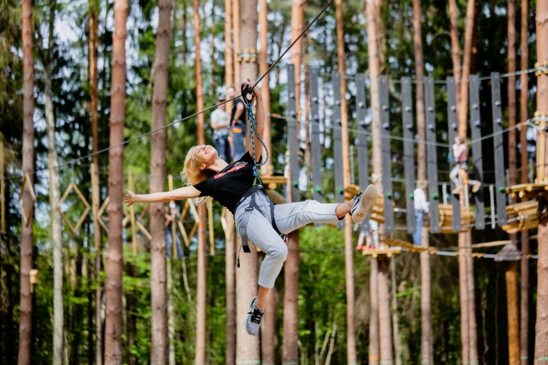 Tērvetes Tarzāna parks. Foto: Tērvetes Tarzāna arhīvs