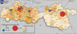 Karte - iedzīvotāju izvietojums 2021