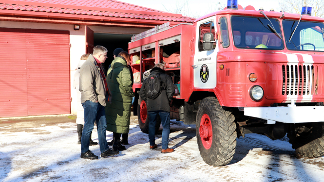 Pieredzes apmaiņa Jonišķos projektā Safe Response, Skaistgirys postenis
