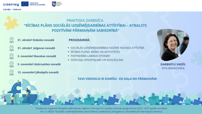 Praktiska darbnīca sociālās uzņēmējdarbības rīcības plana pilnveidei