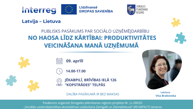 Informatīvs pasākums par sociālo uzņēmējdarbību Jēkabpilī