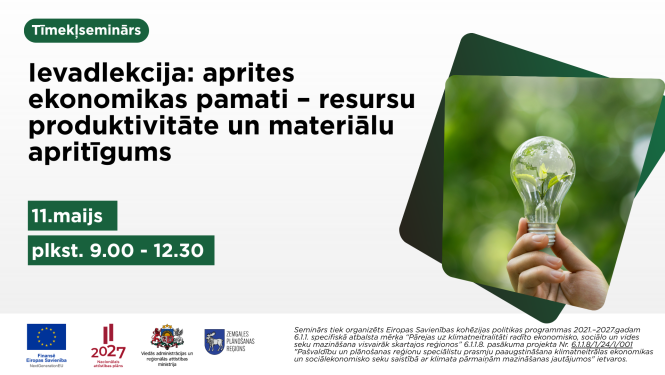 Aprites ekonomikas apmācību publicitātes attēls