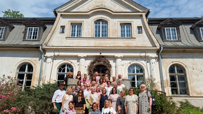 Projekta Interactive Gardens partneru kopbilde pie Abgunstes muižas