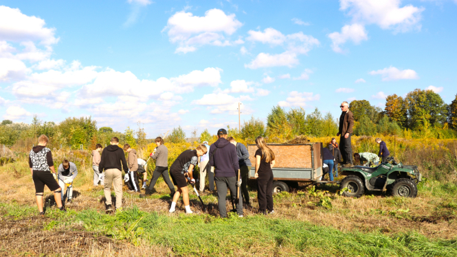Zeltslotiņas apkarošanas talka
