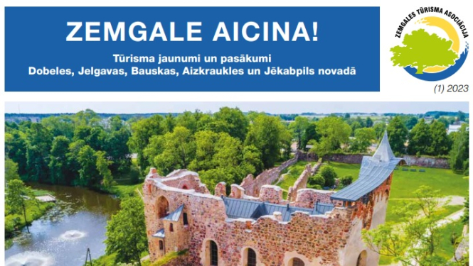 Zemgales tūrisma ceļveža vāks