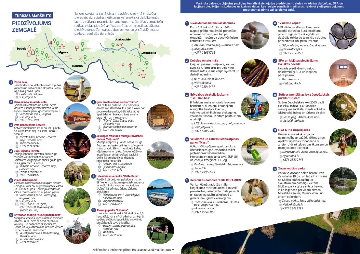 Piedzīvojums Zemgalē_maršruts