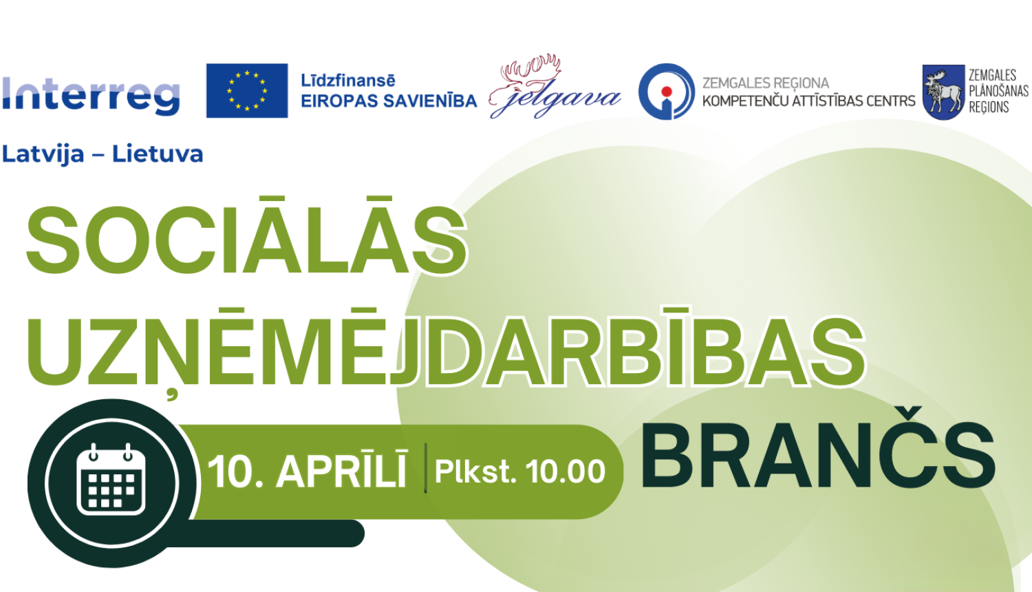 Sociālās uzņēmējdarbības brančs Jelgavā