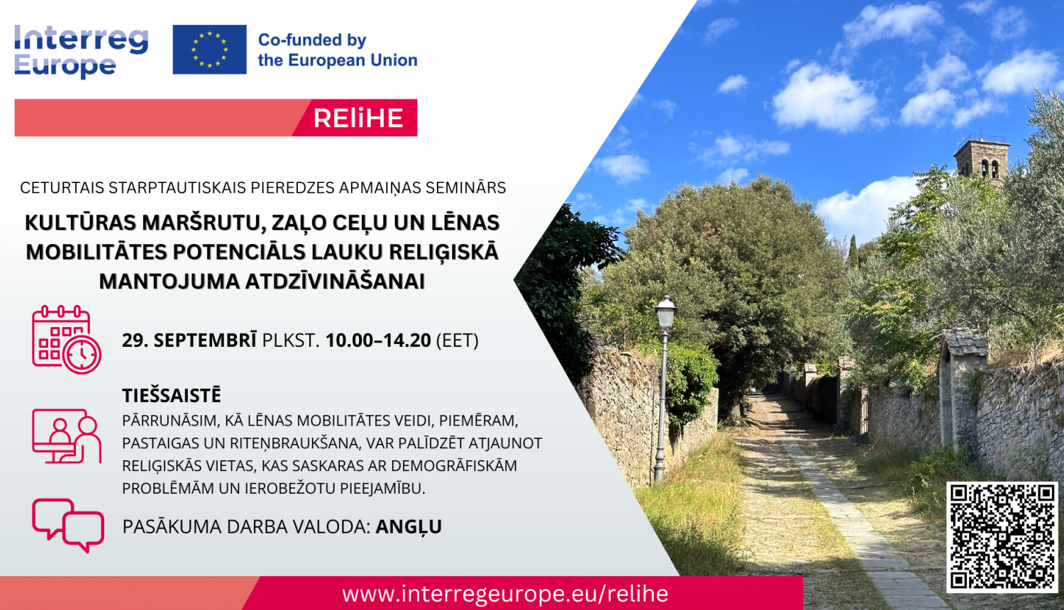 Pieredzes apmaiņas seminārs projektā REliHE