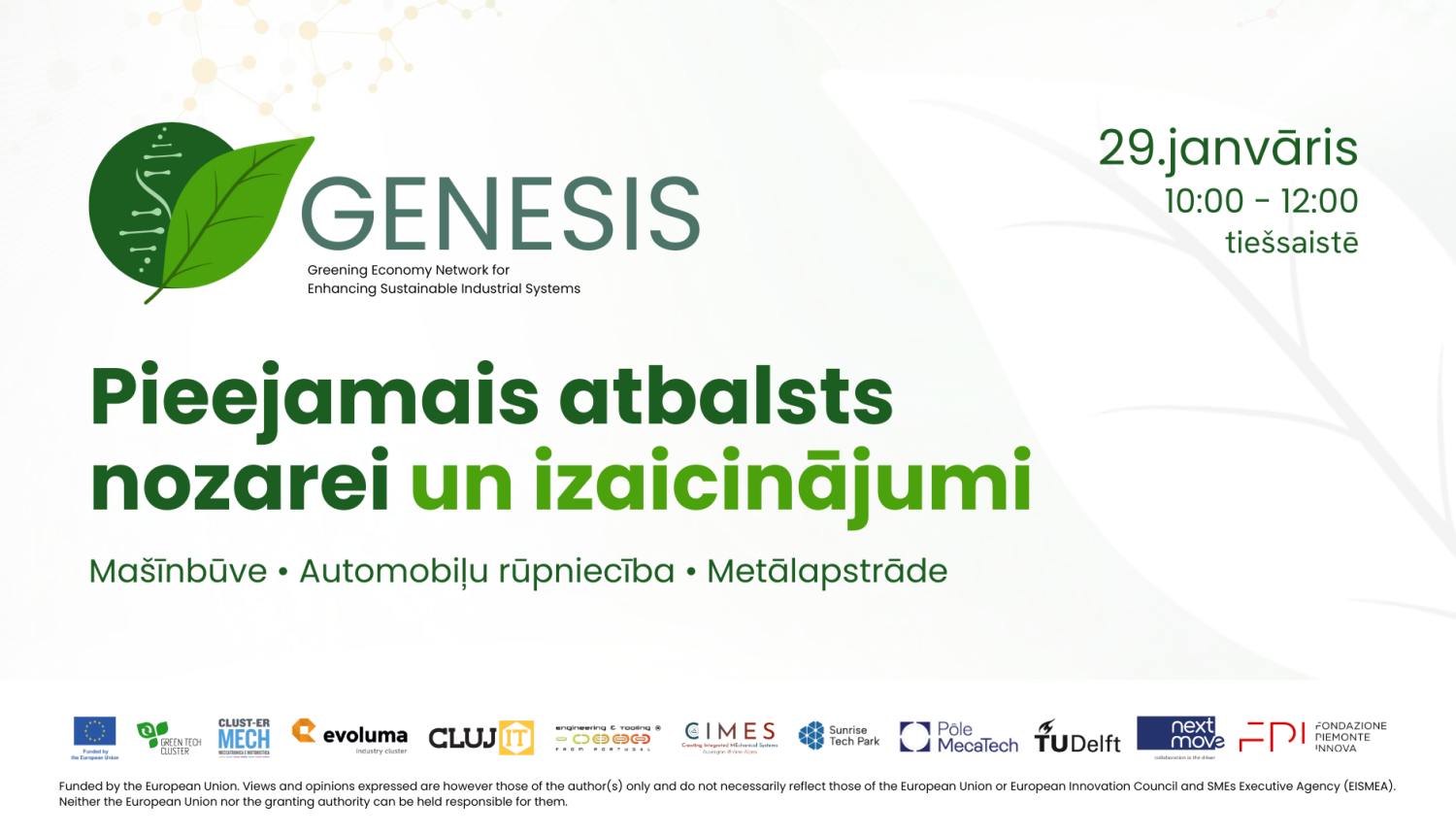 GENESIS seminars