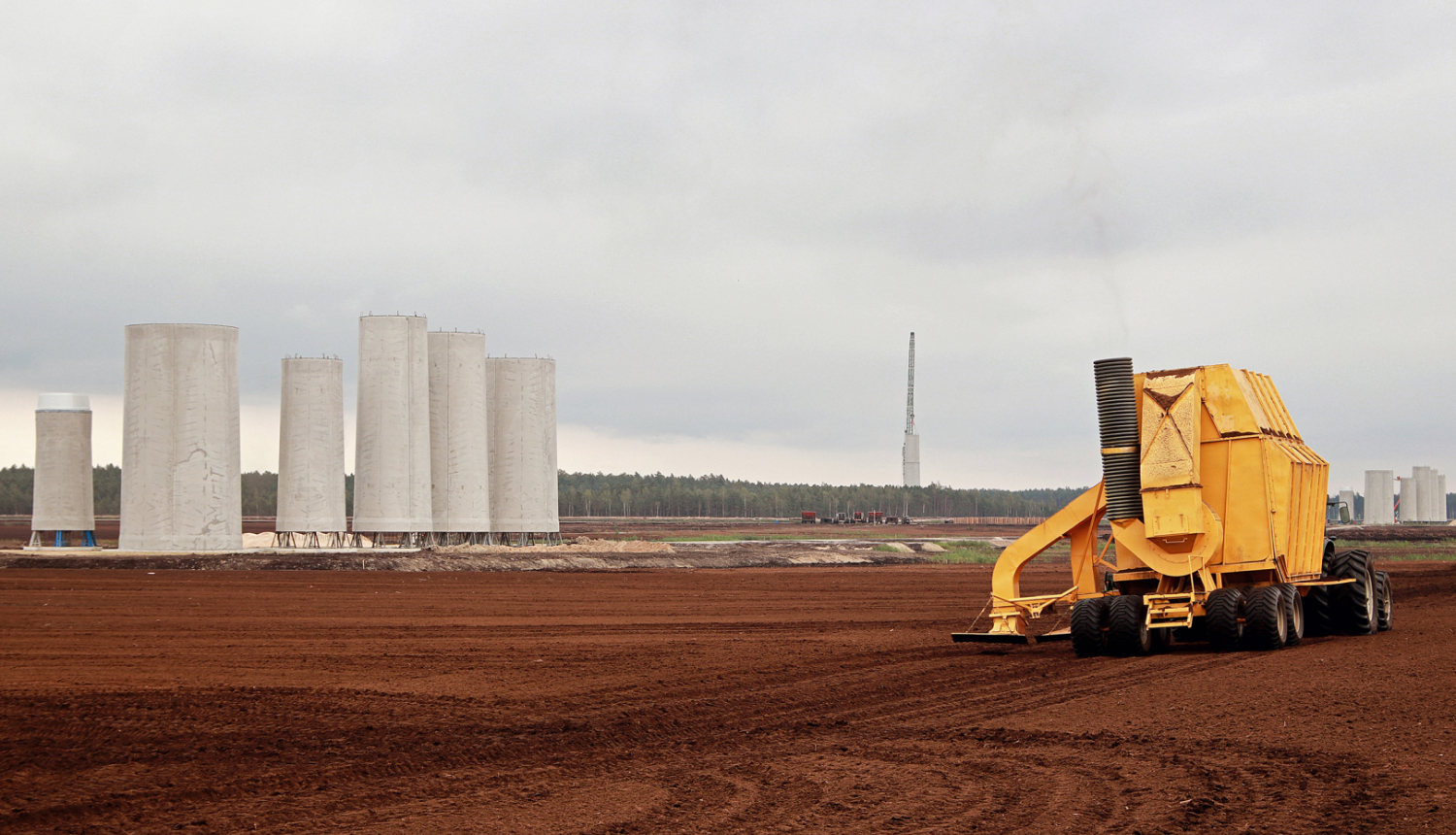 Topošais vēja parks Laflora teritorijā