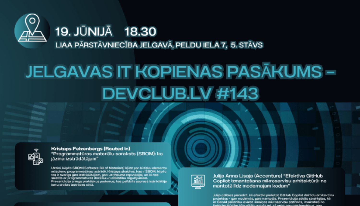 Jelgavas IT kopienas pasākums 19.06.