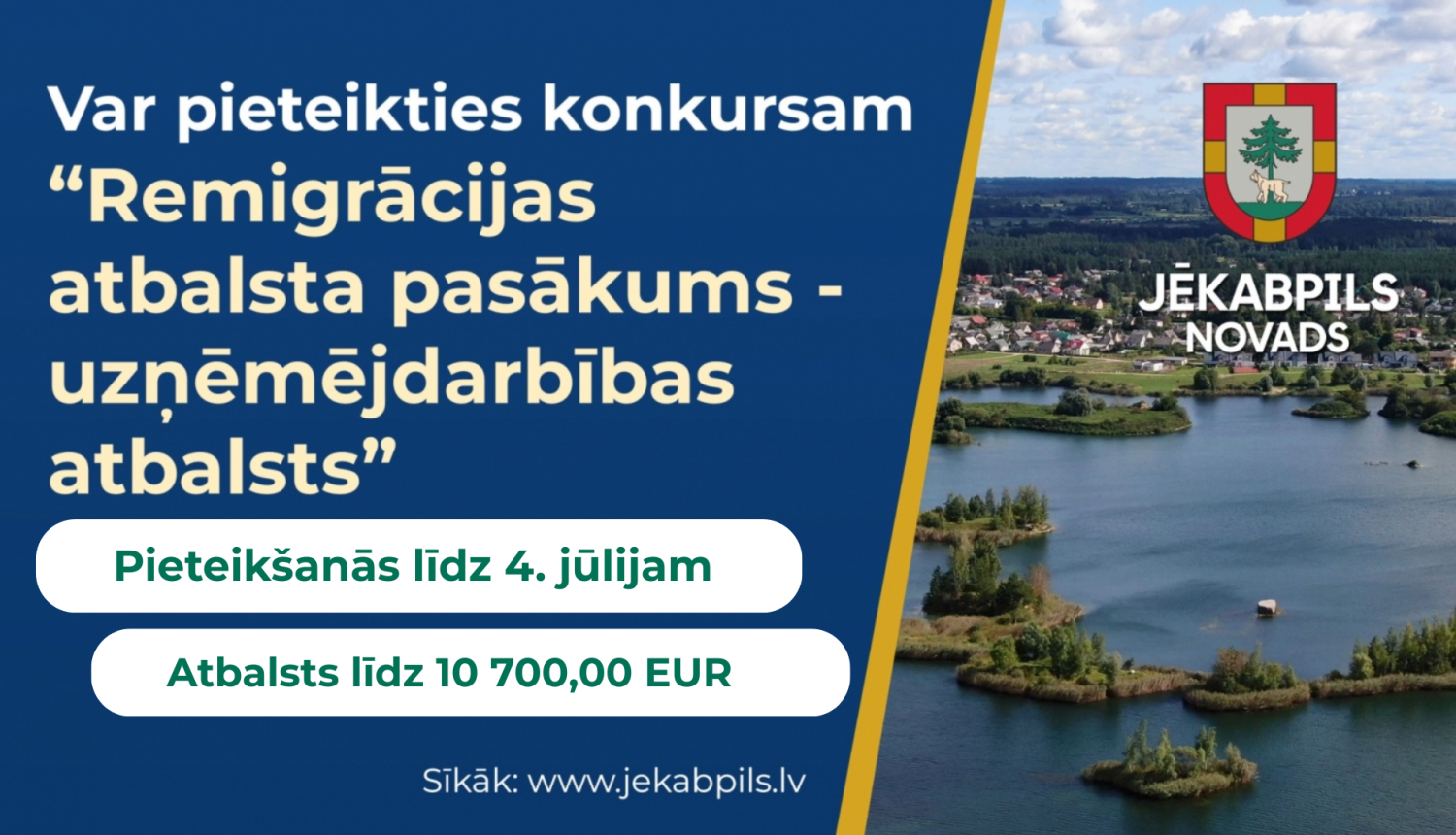 Remigrācijas atbalsta pasākums Jēkabpils novadā