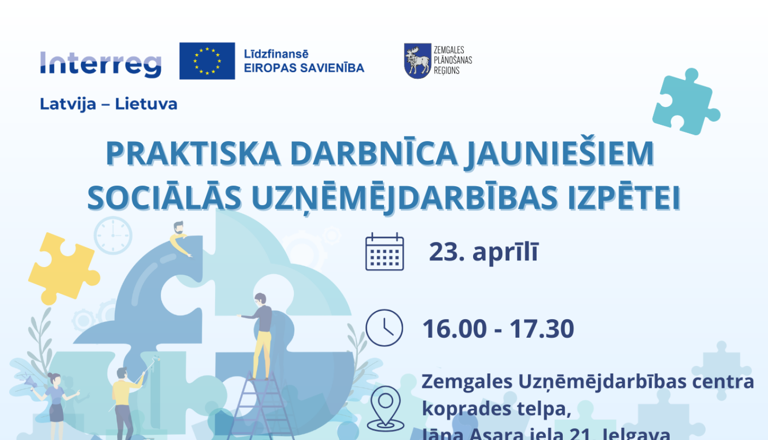 Praktiska darbnīca Jauniešiem sociālās uzņēmējdarbības izpētei 