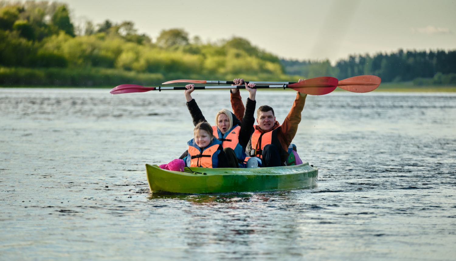 Projekta WaterTour attēls - laivotāji Daugavā