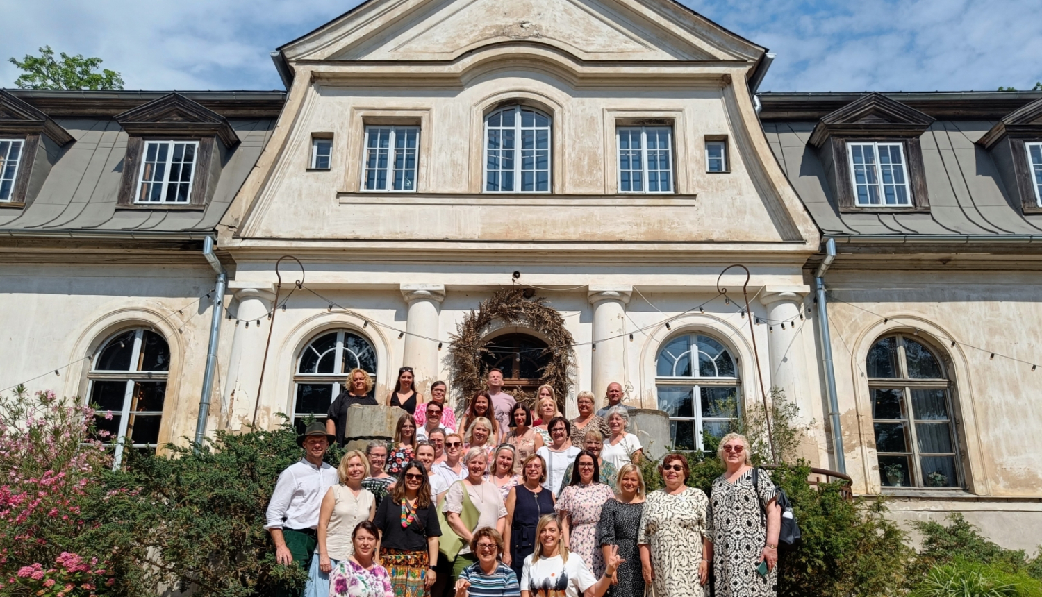 Projekta Interactive Gardens partneru kopbilde pie Abgunstes muižas