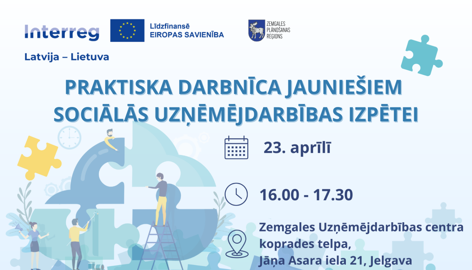 Praktiska darbnīca Jauniešiem sociālās uzņēmējdarbības izpētei 
