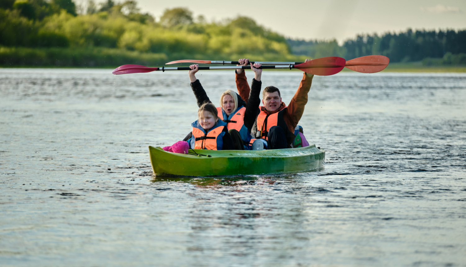 Projekta WaterTour attēls - laivotāji Daugavā